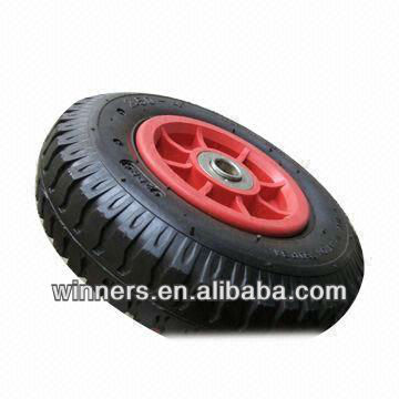 2.50-4 Air Wheel with Plastic Rim, Roller Bearing